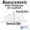 GMS Optical 2.0mm Regular Thickness / 15mm Medium Length -