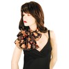 Evening Elegance Black Gingerbread Men Christmas Scarf
