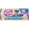 Handy bag Bin Liners, 130 L, Extremely Durable, 80% Recycled