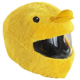 Helmet Cover for Motorcycle Helmet, Fun Design and Gifts (Cover Only. Helmet Not Included) Comprehensive Warmth (Yellow)