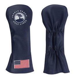 Headcover Golf Cover Driver Cover Wood Cover FW Utility Cover UT with Conversion Doug American Tree Pattern (DR, Navy)