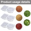 MACULPER Pack of 20 Storage Jars with Lids, Plastic Cups