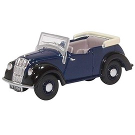 Oxford Diecast 76ME006 Morris Eight E Series Tourer Dark Blue