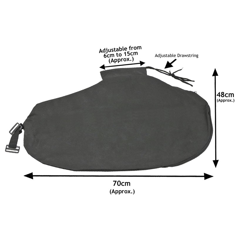 SPARES2GO Universal Debris Collection Bag Sack for Garden Vacuum Leaf