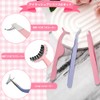 False Eyelash Tweezers Set of 3 Eyelash Tweezers Lightweight for