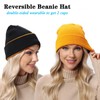 Rosoz Beanie for Men Women Winter Hats Reversible Soft Warm