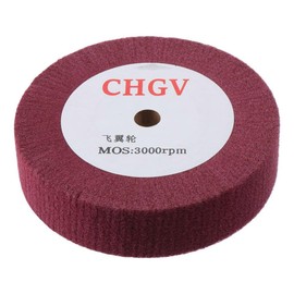 SHUATI Flap Wheel,Non-Woven Polishing Burnishing Wheel,Nylon Wire Drawing Long Service Life 20mm / 0.79",Good Polishing Effect 3000 RPM(200mm x 50mm)