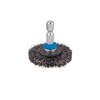 wolfcraft wire wheel brush Ø 75 x 15 mm, twisted,