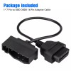 Cahuczlhoz For Ford 7 pin OBD1 to OBD2 Adapter Code