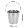 Enema Bucket Kit Stainless Steel Reusable Home Colon Cleansing Bucket