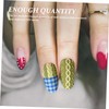 SAFIGLE 12 Sets Christmas Nail Art Stickers DIY Decorative Manicure