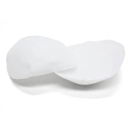 1 Pair of White Raglan Shoulder Pads for Garment-Making