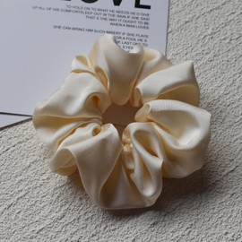 Scrunchie Silk Hair Rubber Hair Elastic Volume 100% Silk 22 Momme Stylish Adult Cute Set Hair Accessories, Hair Accessories, Anti-Static, Gentle on Hair, Mature Gift, Girls, Hair Clip, Simple, Pastel, Hair Accessory