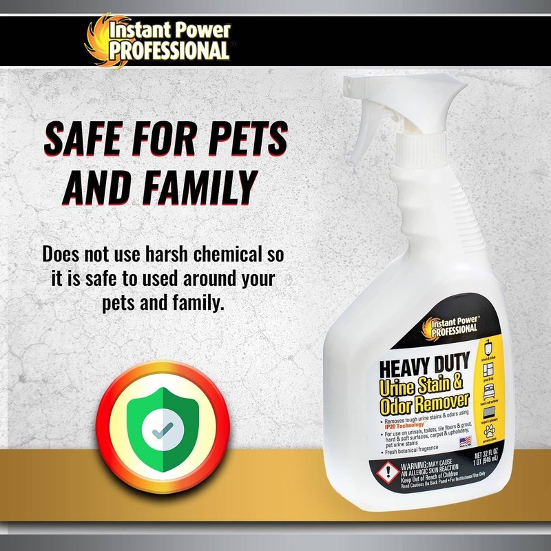 Instant Power Heavy Duty Urine Stain and Odor Remover, Stain