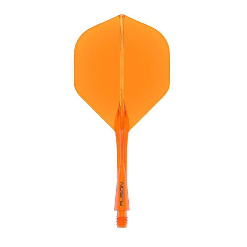 WINMAU Fusion Fluoro Orange Intermediate Dart Flight and Shaft System