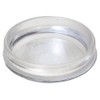 12 Of Castor Cups Furniture Floor Protector Glides Clear Plastic
