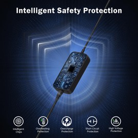 FSJTD 180W AC Laptop Charger Compatible with ASUS TUF Gaming A15 F15 F17 A17 ROG Zephyrus G14 G15 FX505 FX506 FX705 FX706 Gaming Laptop Adapter Power Cord