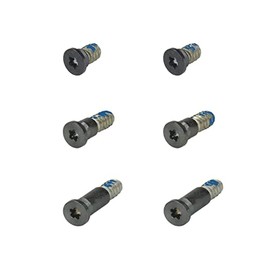 ChenGong - Space Gray Screws 6-Piece 1 Set Bottom Case Screws Pentalobe P5 923-01095 Replacement Compatible with 13" A1708 2016 2017 A2159 2019, A2289 M1 A2338 2020 (Space Gray)