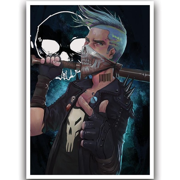 Sid Wild Skull Gang Members 100 Card Sleeves 66mm x