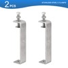 Awclub 2 Pack 304 Stainless Steel C Clamps with 130mm/5.12"