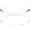 Plymor 3 x Clear Acrylic Display Riser Round Cylindrical 2"