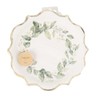 Luck and Luck 8 Green Botanical Leaf Paper Plates With