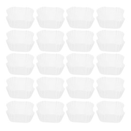 BESTonZON 1000pcs Square Cupcake Liners, Mini Square Baking Cups Brownie Cupcake Cups, Paper Cupcake Wrappers for Wedding Birthday Party