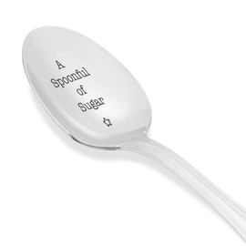 A Spoonful of Sugar Mary Poppins Themed Teachers Day Music Lover Stainless Steel Spoons for Special Occasion - Machine Engraved Spoons - Ideas from Boston
