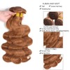 Color #30 Bundle Light Brown Body Wave Human Hair Bundles