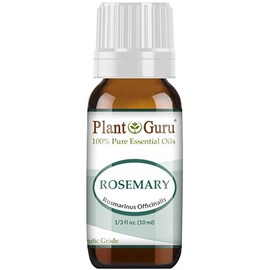 Rosemary Essential Oil 10 ml. 100% Pure Undiluted Therapeutic Grade for Aromatherapy Diffuser, Stimulates Hair Growth and Dandruff Control.