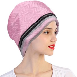 Gorro de Vapor para el Cabello, Gorros de Tratamiento Térmico para el Cabello 2 Engranajes Temperatura Ajustable Gorro de Tratamiento de Aceite Caliente Acondicionamiento Profundo Gorro de Calor Eléct