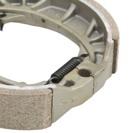 Greensen Rear Drum Brake Shoes 105 mm Replacement Brake Pads with Improved Fibre Friction for 139QMB GY6 Scooters Mopeds ATV Go Karts 6.5 Mini Bicycle
