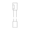 Hansa shower hose – 1,600 mm – Chrome-Plated