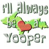 CafePress Always A Yooper Oval Sticker Oval Car Bumper Sticker