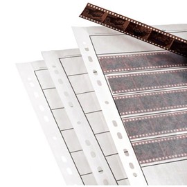 25 x Negative Filing Sheets for 35mm Film. Acid-Free, Archival Safe. Premium Waxed Paper Archive Storage Pages for Ring Binders