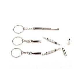 Parts Express Eyeglass Repair kit, Bestpriceam 3 in 1 Home Sunglasses Eyeglass Cellphone Watch Repair Keychain Screwdriver Tool