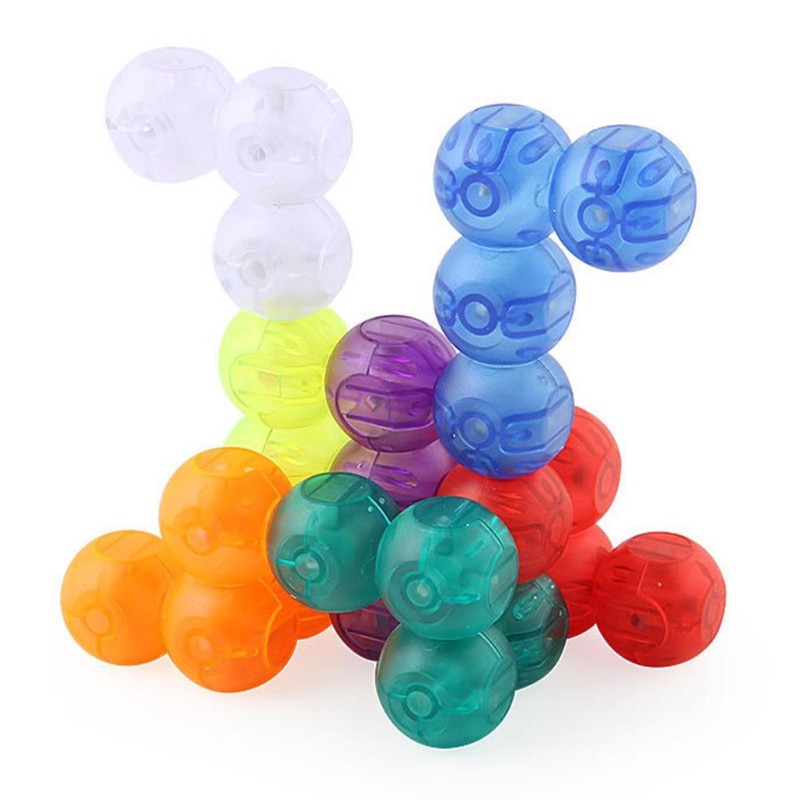 Magnetic Balls Building Blocks DIY Magnetic Sphere Balls with 54Pcs