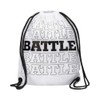 Battle Repeater Cinch Bag, Drawstring Closure, Lightweight (White)