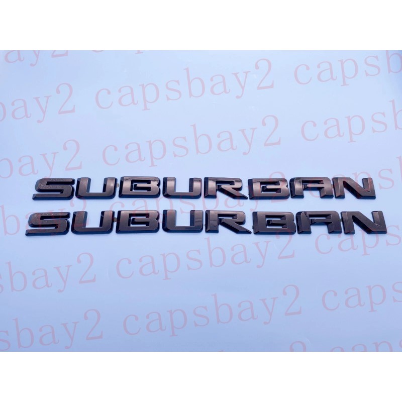 CAPBAY Overlay Emblem for 2021+ SUBURBAN Door Tailgate LT Badge