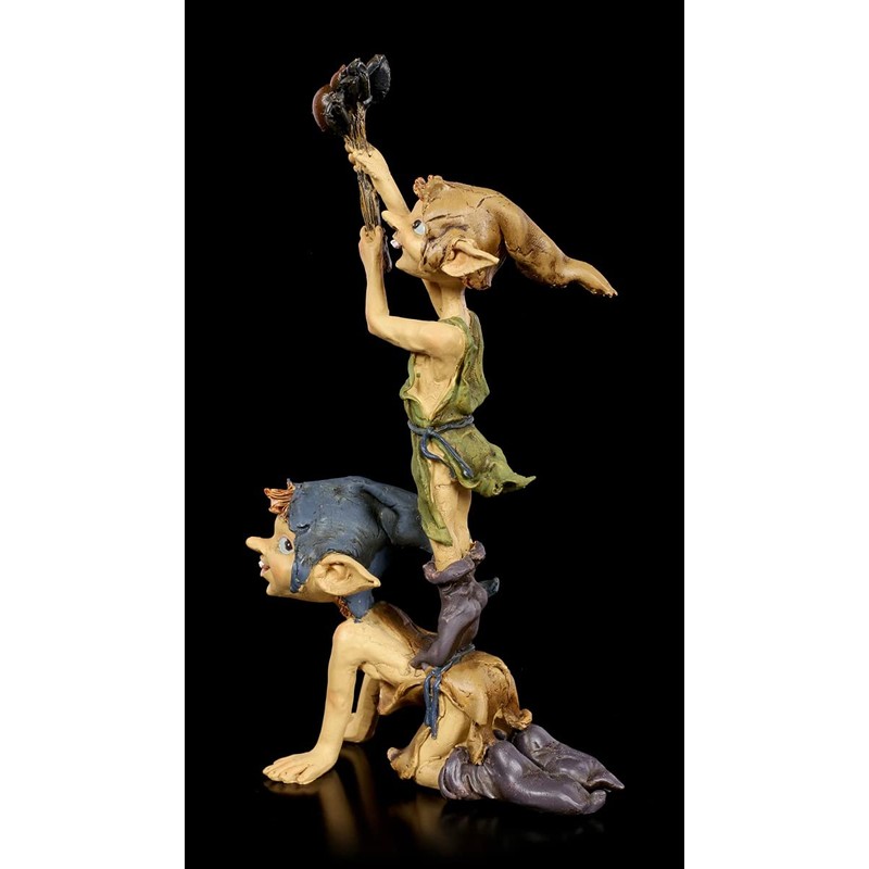 Pixie Leprechaun Figures Spider on a Stick Gnome Dwarf Decoration