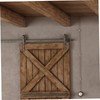 WHAMVOX Doorstop Barn Door Stopper Wall Protector Sturdy Zinc Alloy