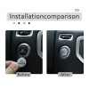 klend-cartrim Engine Start Stop Push Button Switch Sticker Fit LR4