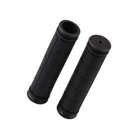 VOANZO 2 Pairs Anti-Slip Bicycle Handlebar Cover, Rubber Anti-vibration Anti-skid for BMX MTB Mountain Bicycle Cycling Bike Handle Bar Cover (black)