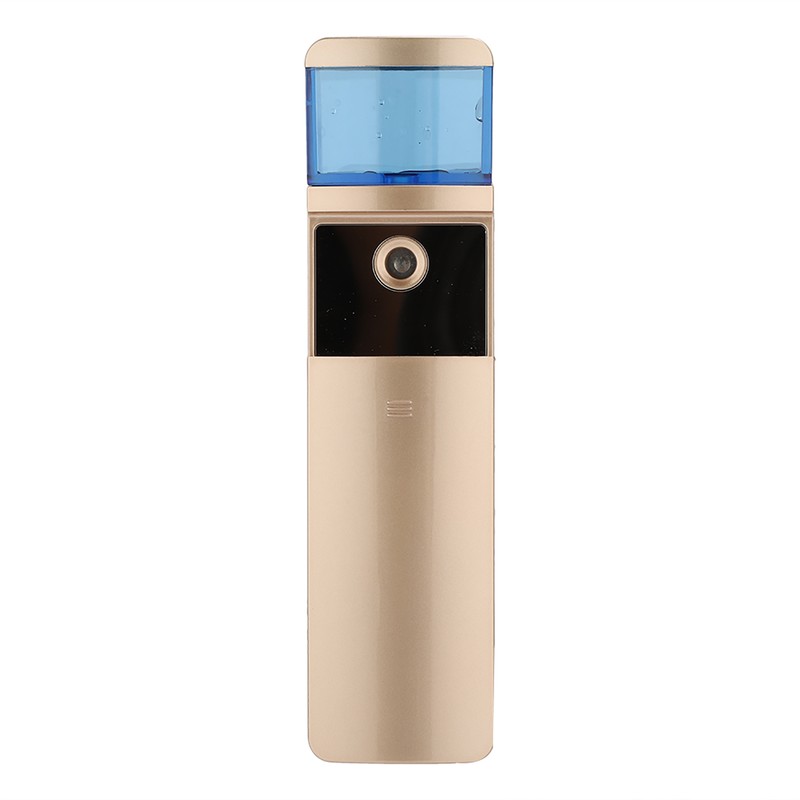 Portable Gold Nano Spray Face Moisturizing Hydrating Steamer Facial Humidifier