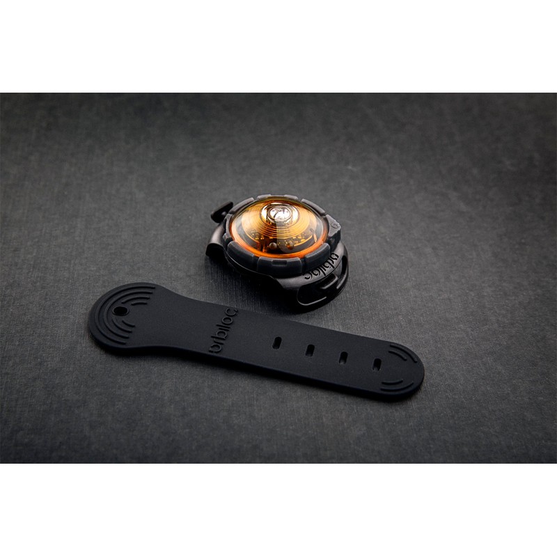 Orbiloc Dual Flashing/Solid Safety LED Light for Dogs - High