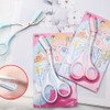 Eyebrow trimming scissors with comb - 3. Blue / 빗달린 눈썹정리 가위 - 3.블루