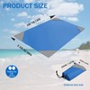 WLHFDC Picnic Blanket with 4 Attachment Corners, Ultralight Portable Beach