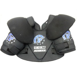 CCM NEW - CCM BSP100M POWERLINE HOCKEY SHOULDER PADS BLACK - SIZE: BOYS MEDIUM