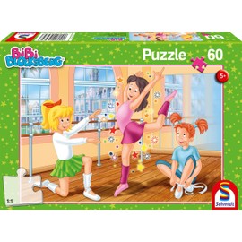 Schmidt Spiele Puzzle 56279 Bibi Blocksberg, in Der Ballettschule, 60 Teile