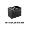 5-Piece Bathroom Counter Top Accessory Set - Dispenser for Liquid